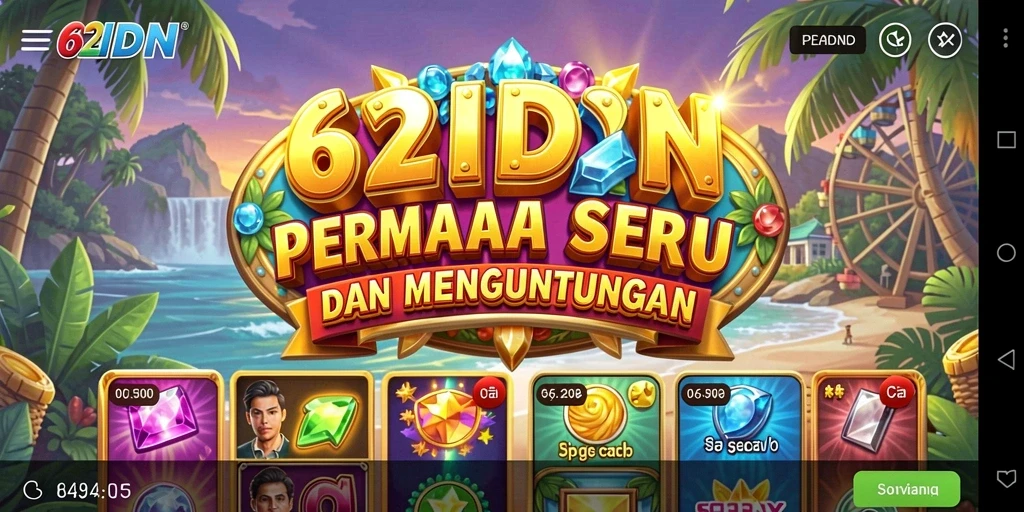 Gameplay seru dari 62IDN menampilkan slot yang menarik.