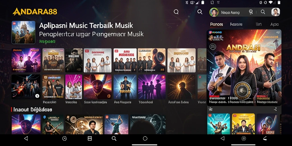Tampilan screenshot gameplay ANDARA88 yang menampilkan interaksi musik.