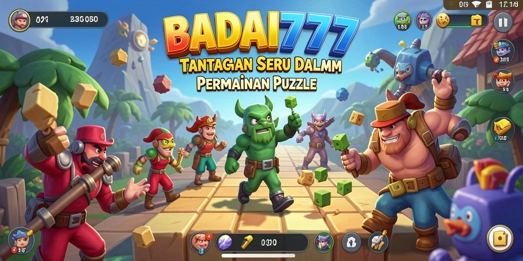 Tampilan gameplay seru dan menantang dari BADAI777.