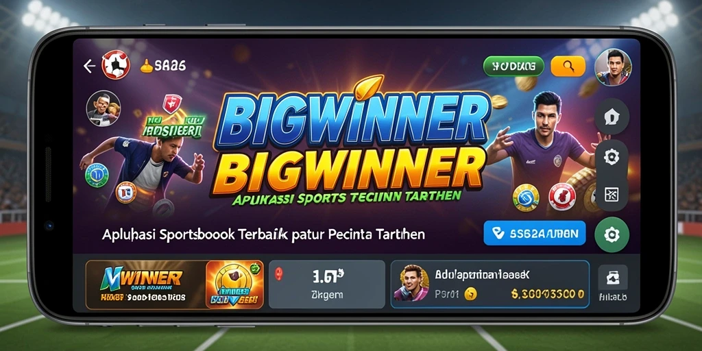 Tampilan gameplay menarik dari aplikasi Sportsbook BIGWINNER.