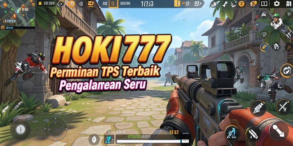 Tampilan gameplay seru dari HOKI777 di dunia TPS.