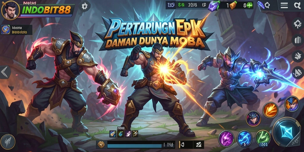 Gambaran menarik dari pertempuran epik di <strong>INDOBIT88</strong>.