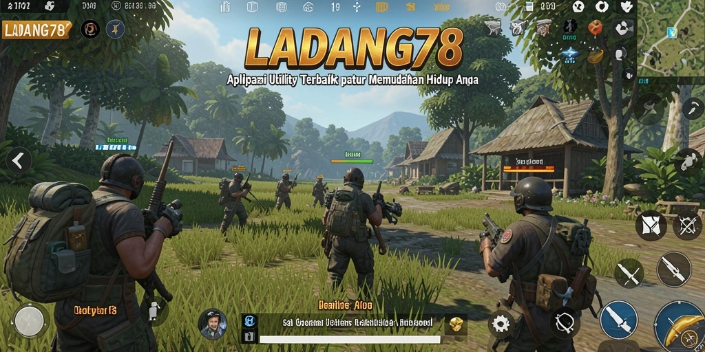 Tampilan antarmuka LADANG78 yang bersih dan mudah digunakan.