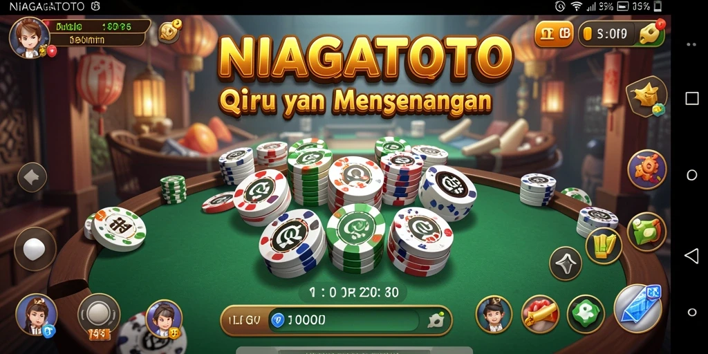 Gameplay seru QiuQiu di NIAGATOTO dengan teman-teman.