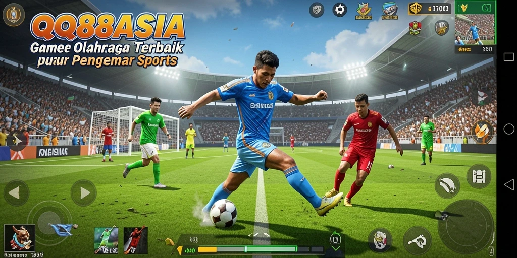 Gameplay seru dalam aplikasi QQ88ASIA dengan berbagai cabang olahraga.