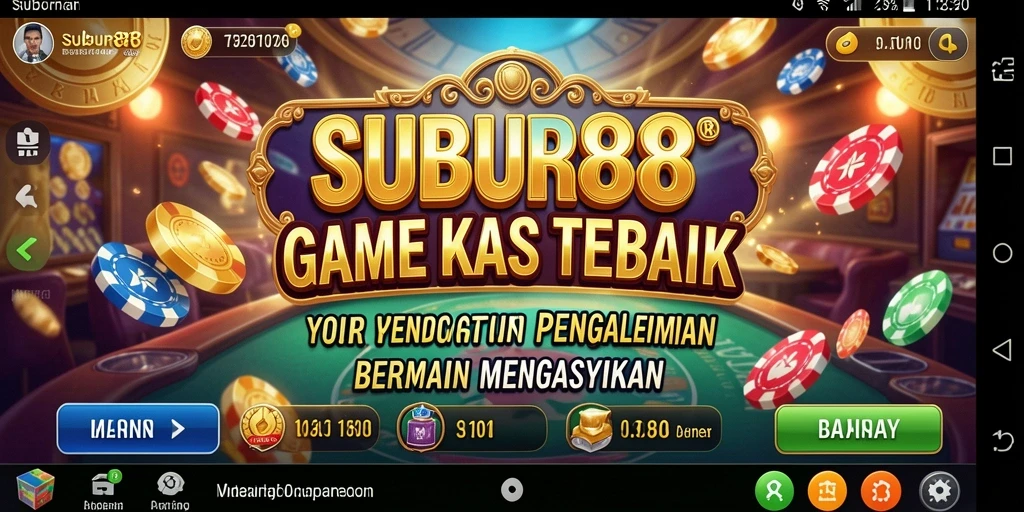 Tampilan screenshot SUBUR88 menunjukkan pengalaman bermain kasino yang mendebarkan.