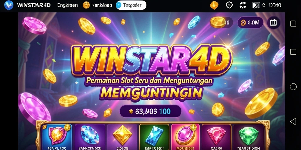 Tampilan permainan slot yang menarik di WINSTAR4D.
