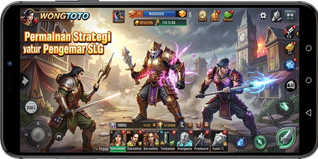 Tampilan gameplay WONGTOTO yang mendebarkan dan strategis.